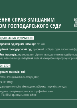 Вирішення справ змішаним складом господарського суду